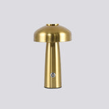Modern Mushroom Metal Desk Lamp Portable Rechargeable LED Table Light for Office and Bedroom