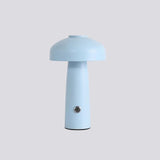 Modern Mushroom Metal Desk Lamp Portable Rechargeable LED Table Light for Office and Bedroom