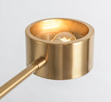 Modern Gold Metal Lever Desk Lamp for Office and Study Task Lighting