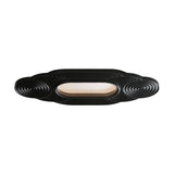 Modern Organic Wood LED Ceiling Lamp Minimalist Flush Mount Fixture