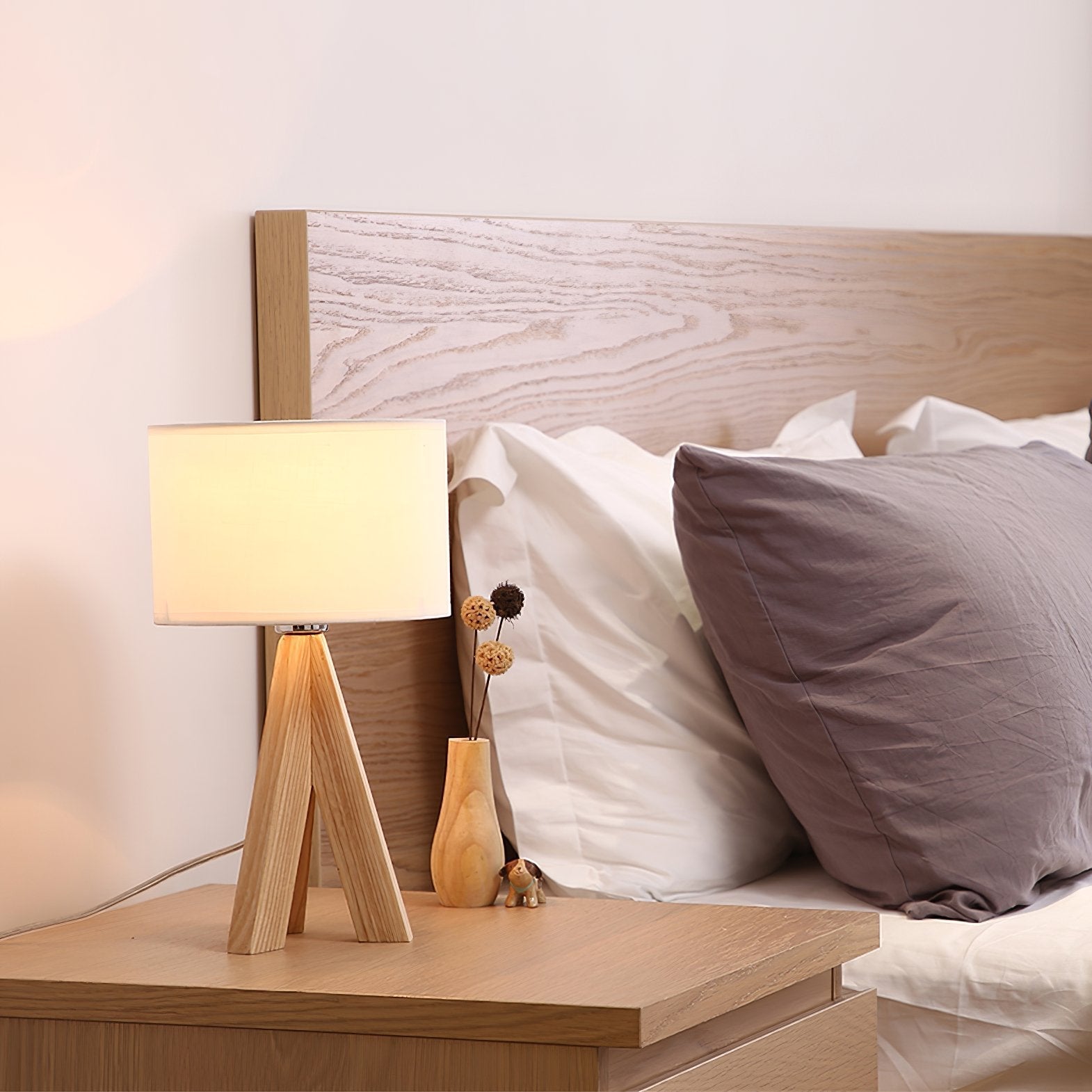 modern-lifland-ash-wood-table-lamp-with-white-fabric-shade-for-bedside-lighting-and-contemporary-decor