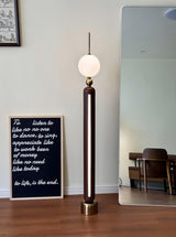 Modern Chrome Lightning Rod Floor Lamp with Slim Stainless Steel Body and Integrated LED
