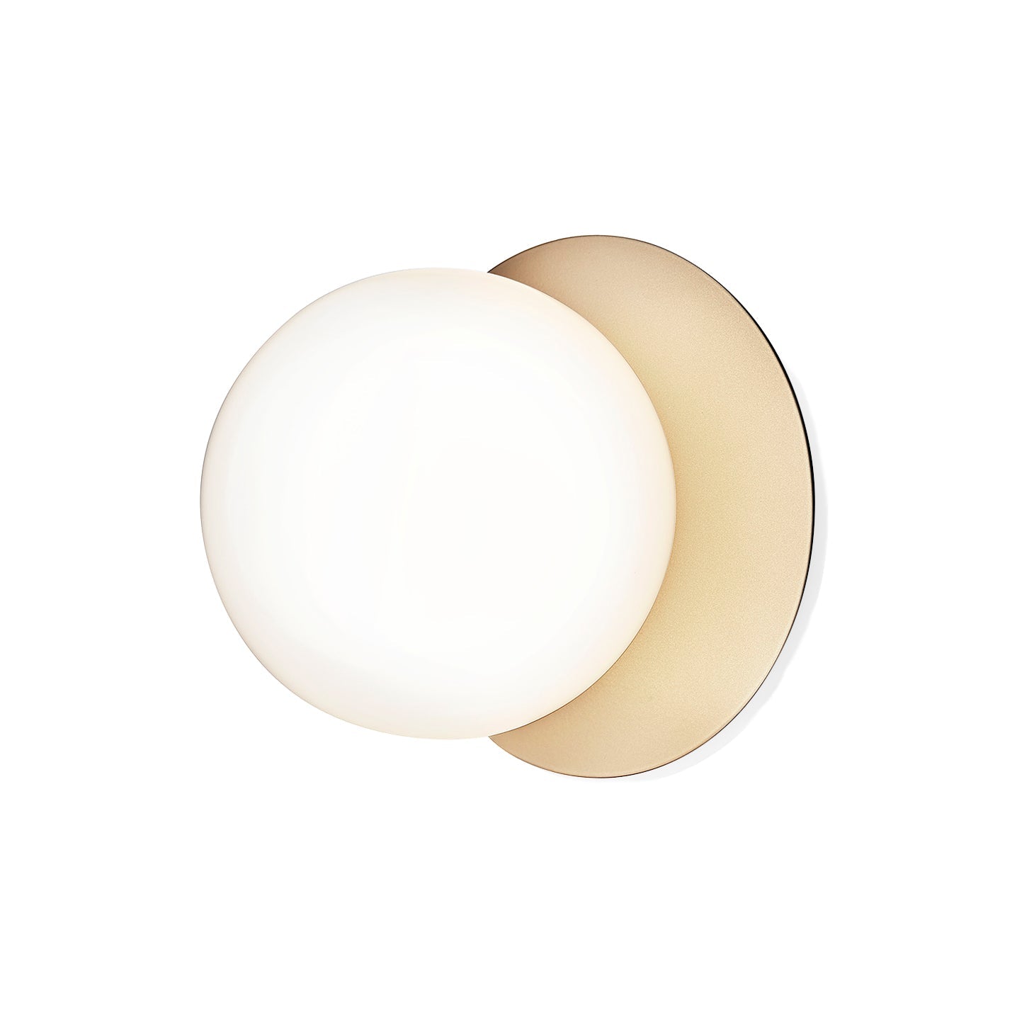 Lunara Modern Glass Globe Wall Sconce and Ceiling Light for Entryway or Hallway
