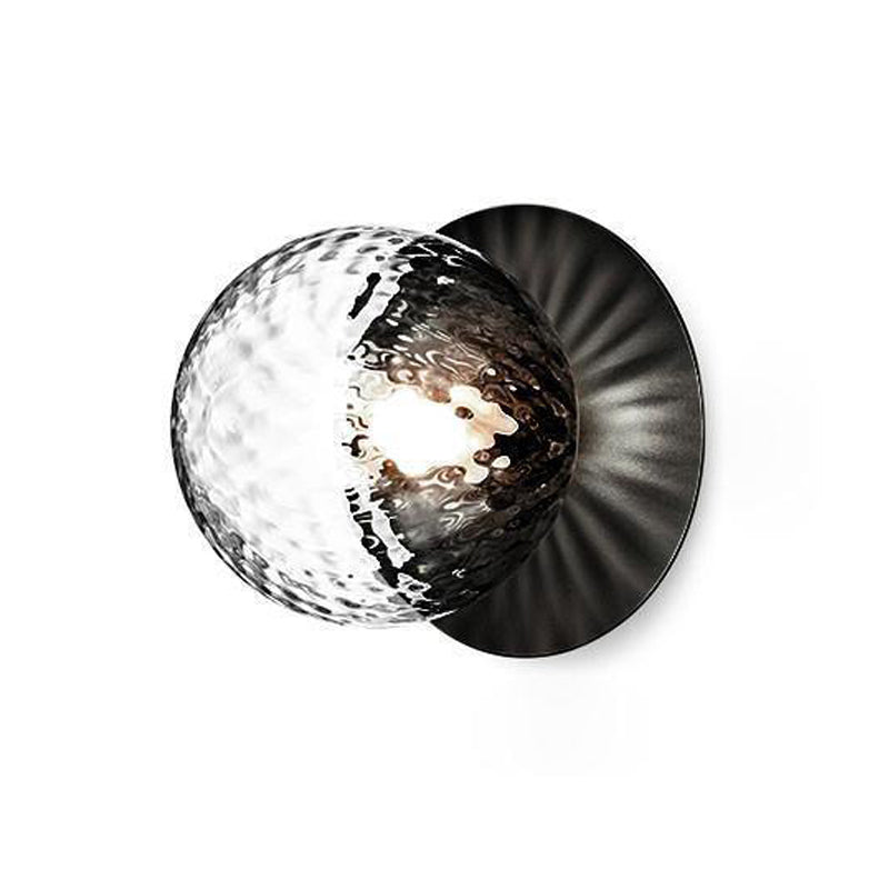 Lunara Modern Glass Globe Wall Sconce and Ceiling Light for Entryway or Hallway