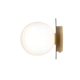 Lunara Modern Glass Globe Wall Sconce and Ceiling Light for Entryway or Hallway