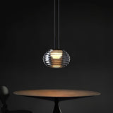 smoke-grey-wavy-glass-pendant-light-with-dual-layer-integrated-led