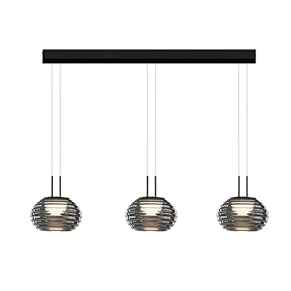 smoke-grey-wavy-glass-pendant-light-with-dual-layer-integrated-led