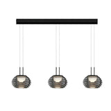 smoke-grey-wavy-glass-pendant-light-with-dual-layer-integrated-led