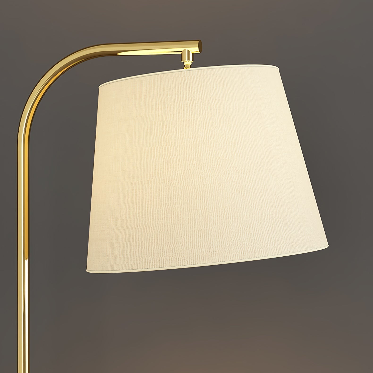 Lilah Modern Standing Lamp with Integrated End Table and Storage Shelf for Living Room