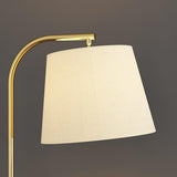 Lilah Modern Standing Lamp with Integrated End Table and Storage Shelf for Living Room