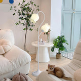Lilium Lily Flower Torchiere Floor Lamp Vintage Style Standing Light
