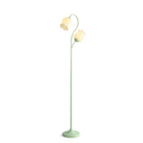 Lilium Lily Flower Torchiere Floor Lamp Vintage Style Standing Light