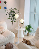 Lilium Lily Flower Torchiere Floor Lamp Vintage Style Standing Light