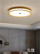 Modern Scandinavian Round LED Ceiling Light with Acrylic Frame and Three Color Modes