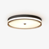 Modern Scandinavian Round LED Ceiling Light with Acrylic Frame and Three Color Modes