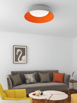 Juliven Modern LED Ceiling Light with Broad Aluminum Lampshade and Flush Mount Design