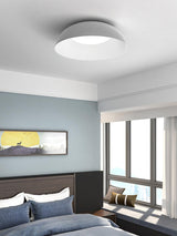 Juliven Modern LED Ceiling Light with Broad Aluminum Lampshade and Flush Mount Design