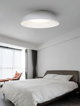 Juliven Modern LED Ceiling Light with Broad Aluminum Lampshade and Flush Mount Design