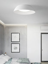 Juliven Modern LED Ceiling Light with Broad Aluminum Lampshade and Flush Mount Design