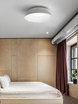 Juliven Modern LED Ceiling Light with Broad Aluminum Lampshade and Flush Mount Design