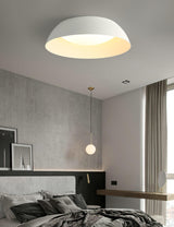Juliven Modern LED Ceiling Light with Broad Aluminum Lampshade and Flush Mount Design