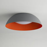 Juliven Modern LED Ceiling Light with Broad Aluminum Lampshade and Flush Mount Design
