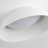 Juliven Modern LED Ceiling Light with Broad Aluminum Lampshade and Flush Mount Design