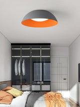 Juliven Modern LED Ceiling Light with Broad Aluminum Lampshade and Flush Mount Design
