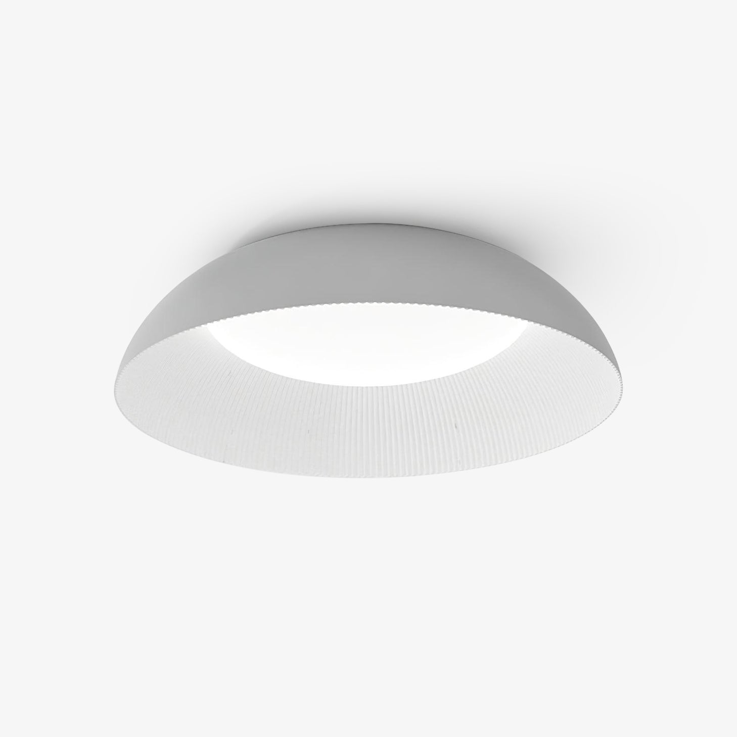 Juliven Modern LED Ceiling Light with Broad Aluminum Lampshade and Flush Mount Design