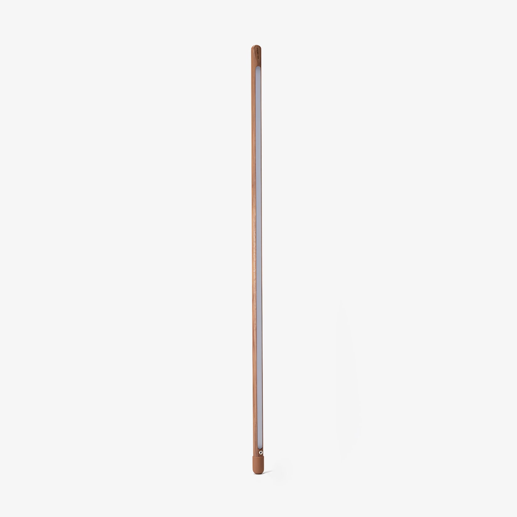 Tall Minimalist Wood LED Floor Lamp Slim Vertical Standing Light with Remote Control