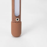 Tall Minimalist Wood LED Floor Lamp Slim Vertical Standing Light with Remote Control