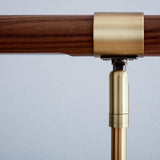Modern Linear Wood LED Desk Lamp Slim Minimalist Office Task Lighting