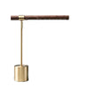 Modern Linear Wood LED Desk Lamp Slim Minimalist Office Task Lighting