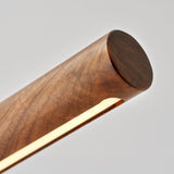 Modern Linear Wood LED Desk Lamp Slim Minimalist Office Task Lighting