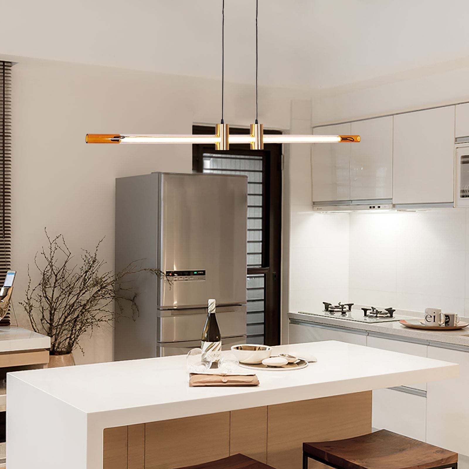 contemporary-ribbed-glass-tube-linear-led-chandelier-pendant-for-modern-dining-areas