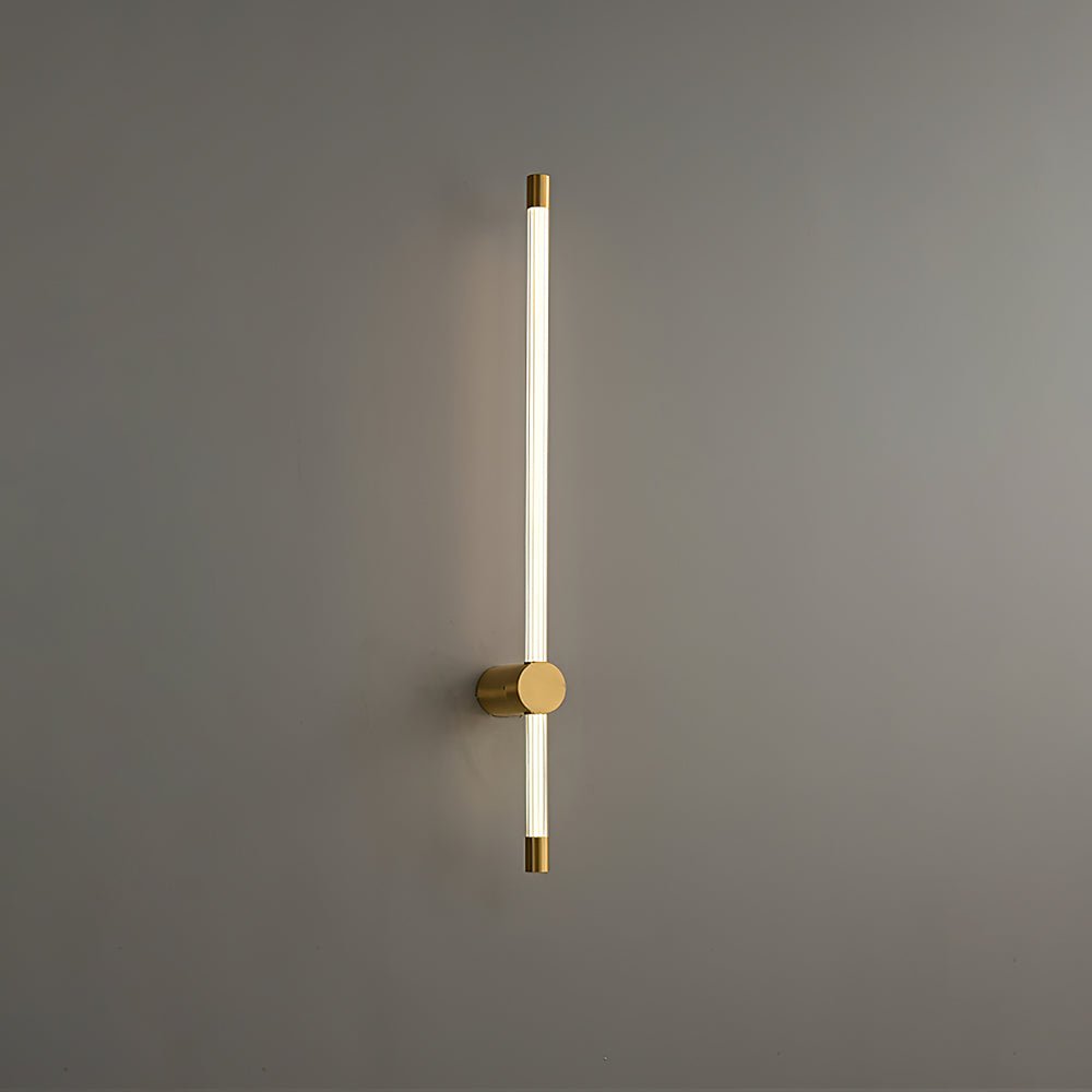 Minimalist Slim Linear LED Wall Lamp Modern Long Tube Sconce for Gallery and Exhibition
