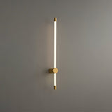 Minimalist Slim Linear LED Wall Lamp Modern Long Tube Sconce for Gallery and Exhibition