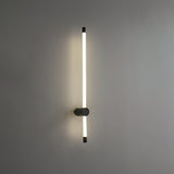 Minimalist Slim Linear LED Wall Lamp Modern Long Tube Sconce for Gallery and Exhibition