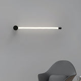 Minimalist Slim Linear LED Wall Lamp Modern Long Tube Sconce for Gallery and Exhibition