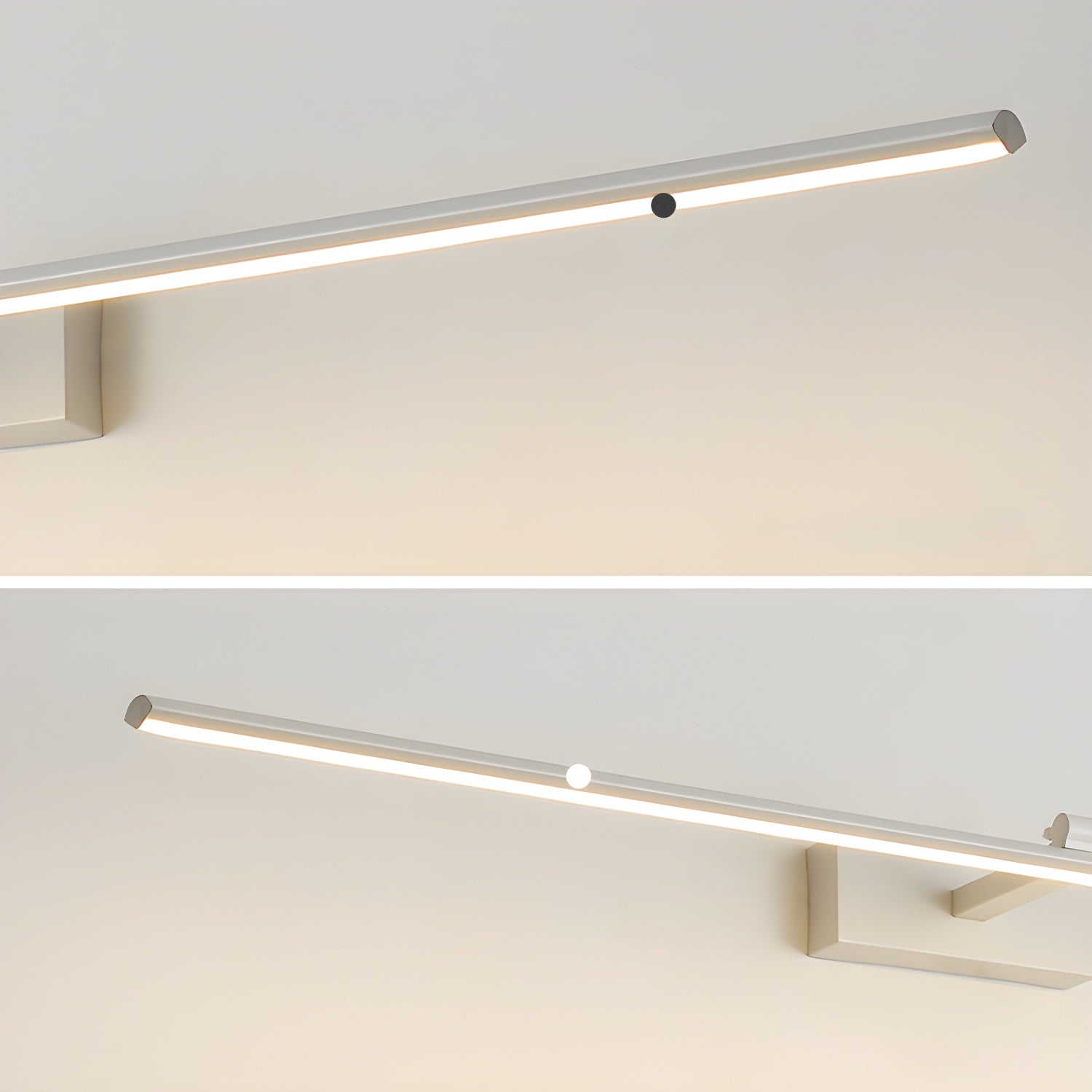 Modern Minimalist LED Linear Bathroom Vanity Wall Light Aluminum Sconce Fixture