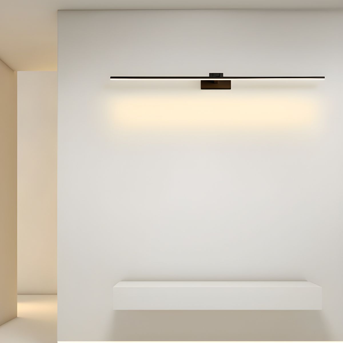 Modern Minimalist LED Linear Bathroom Vanity Wall Light Aluminum Sconce Fixture