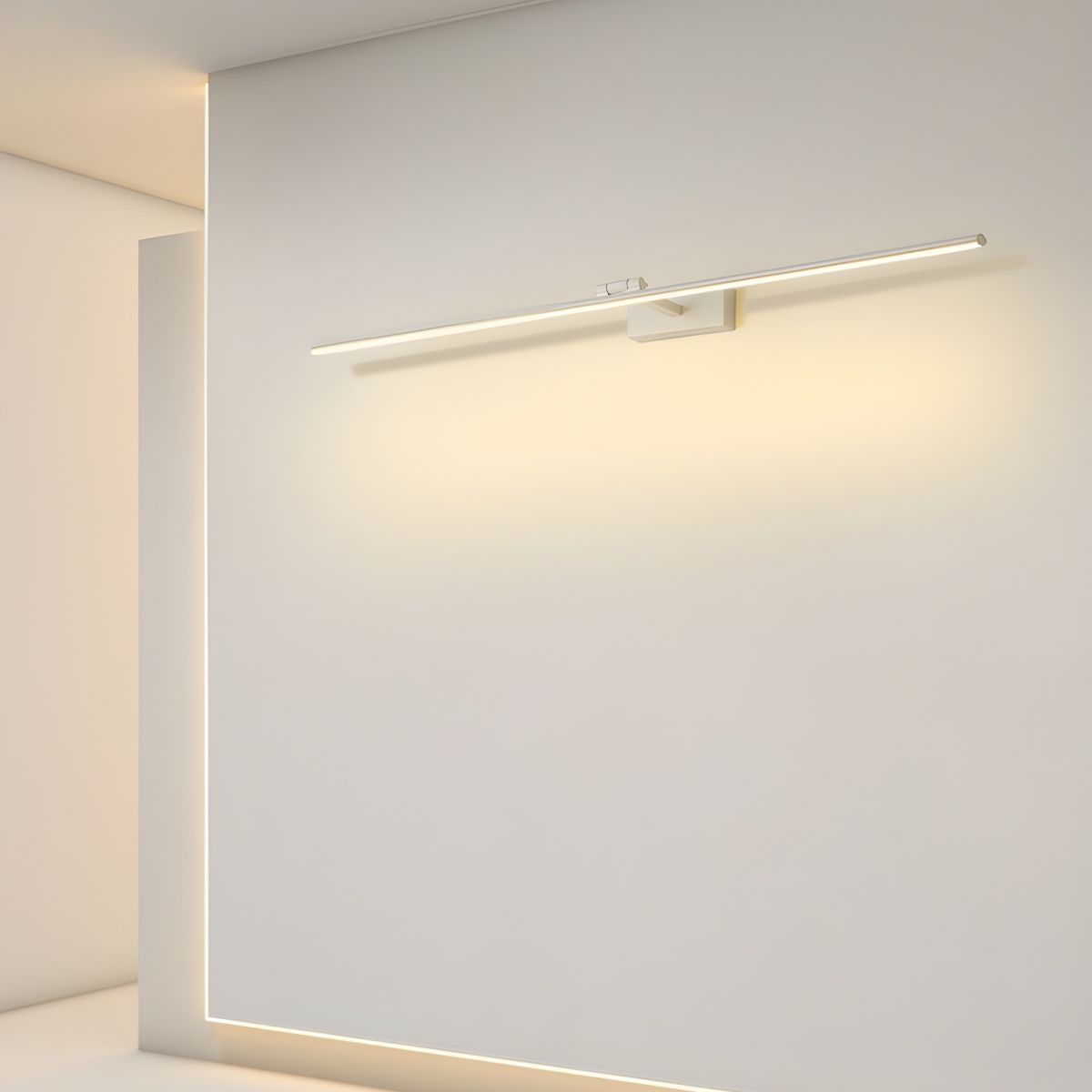 Modern Minimalist LED Linear Bathroom Vanity Wall Light Aluminum Sconce Fixture