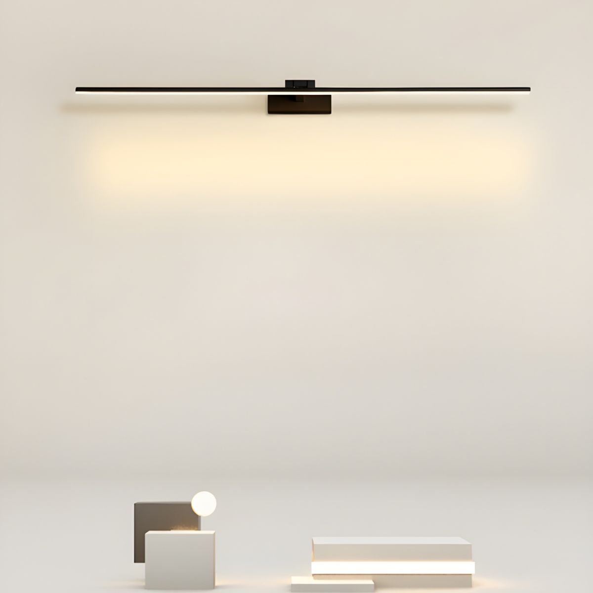 Modern Minimalist LED Linear Bathroom Vanity Wall Light Aluminum Sconce Fixture