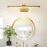 Modern Minimalist Linear LED Vanity Wall Sconce for Bathroom Mirror Lighting