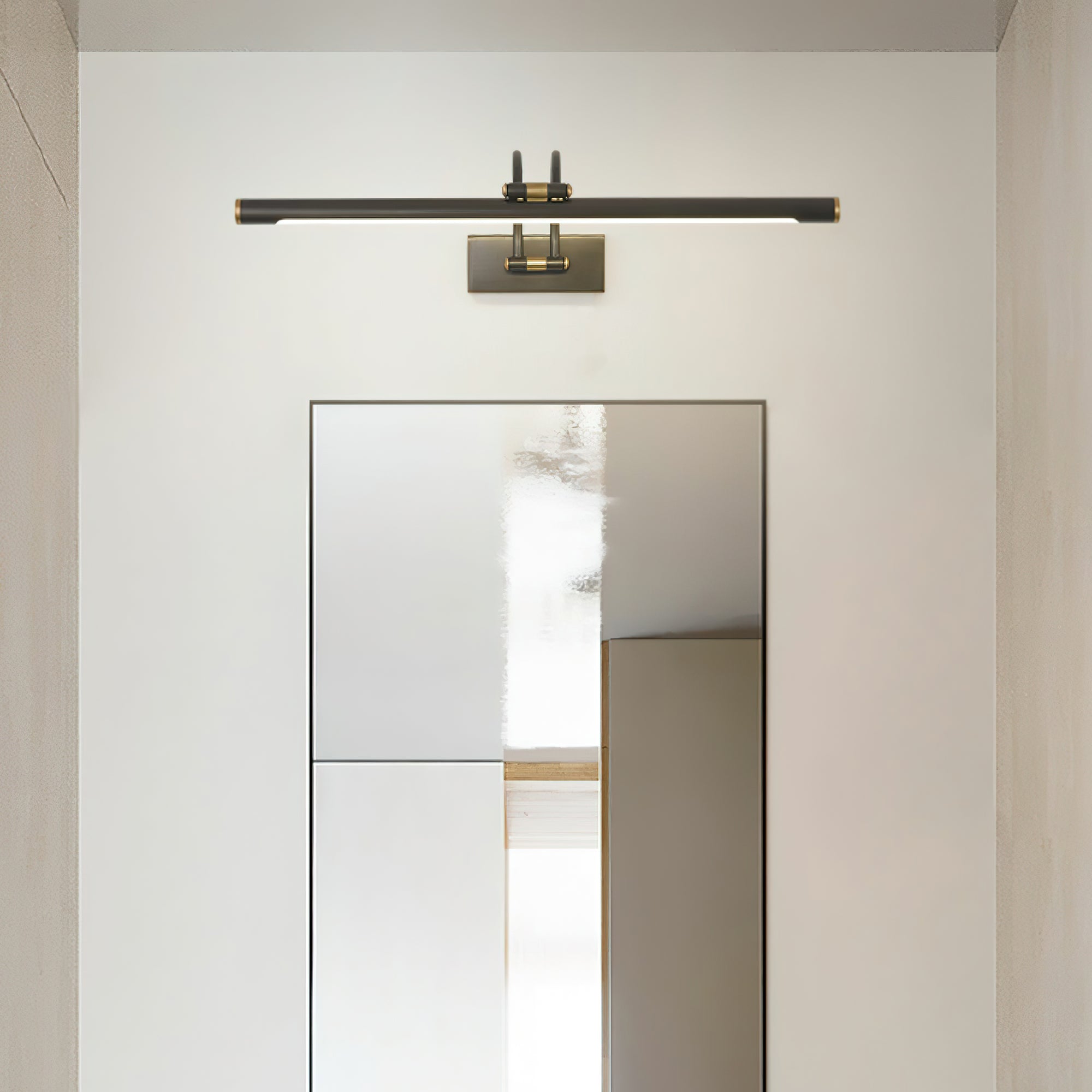 Modern Minimalist Linear LED Vanity Wall Sconce for Bathroom Mirror Lighting