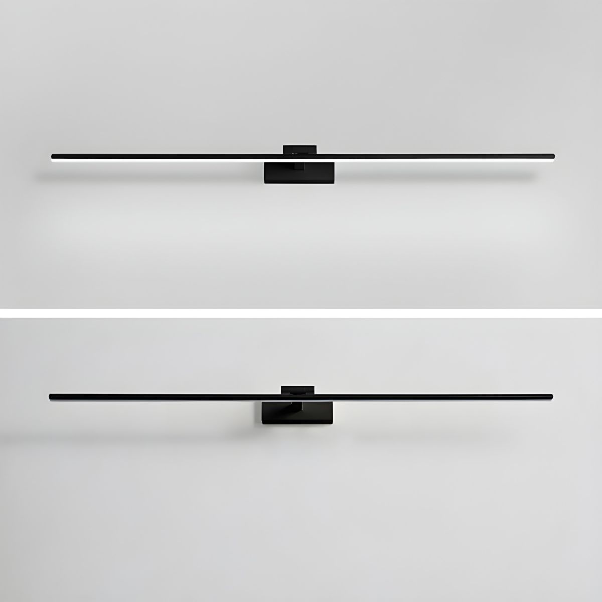 Modern Minimalist LED Linear Bathroom Vanity Wall Light Aluminum Sconce Fixture