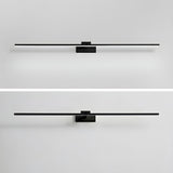 Modern Minimalist LED Linear Bathroom Vanity Wall Light Aluminum Sconce Fixture