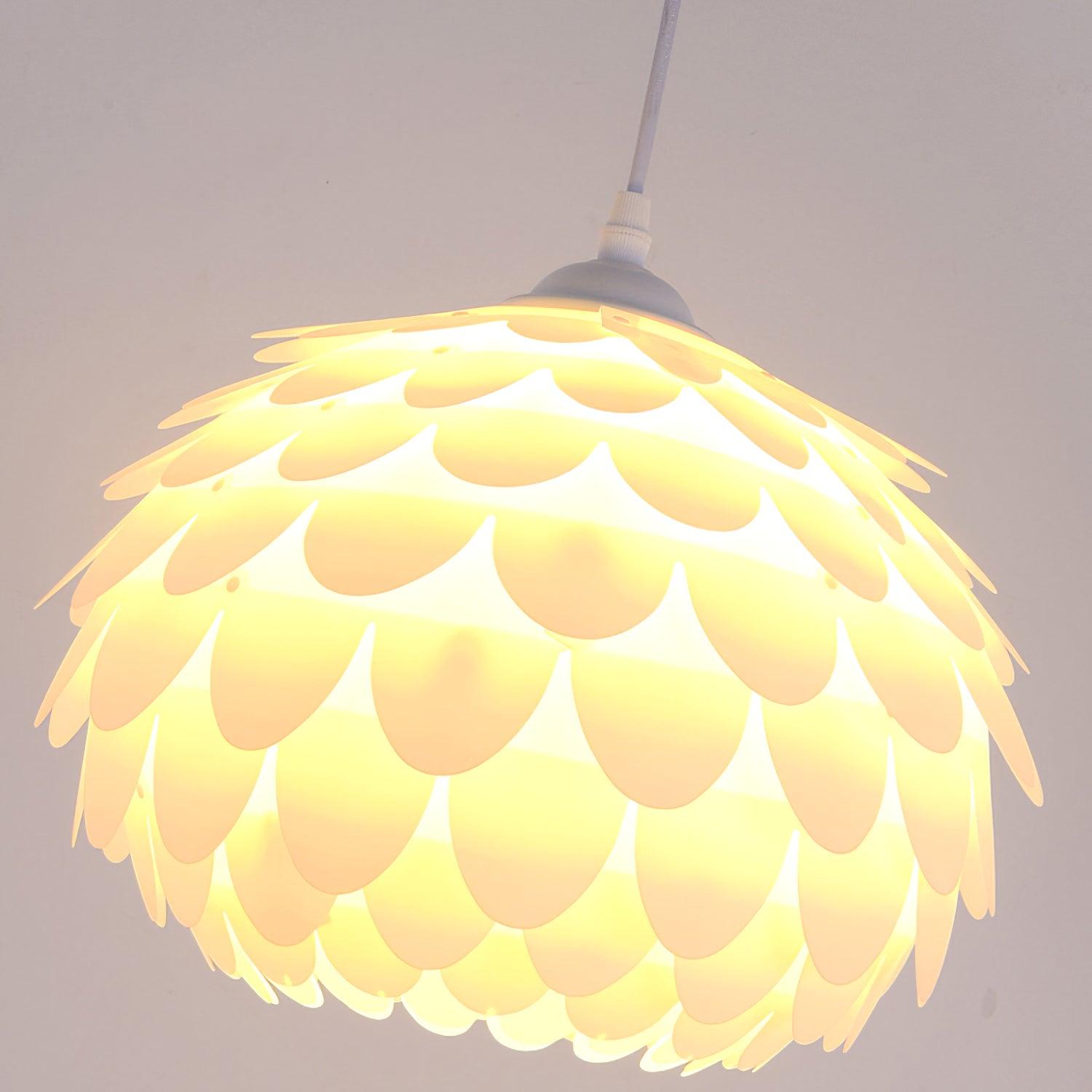 Linterna Modern Arch Floor Lamp with White Marble Base and Acrylic Lantern Shade