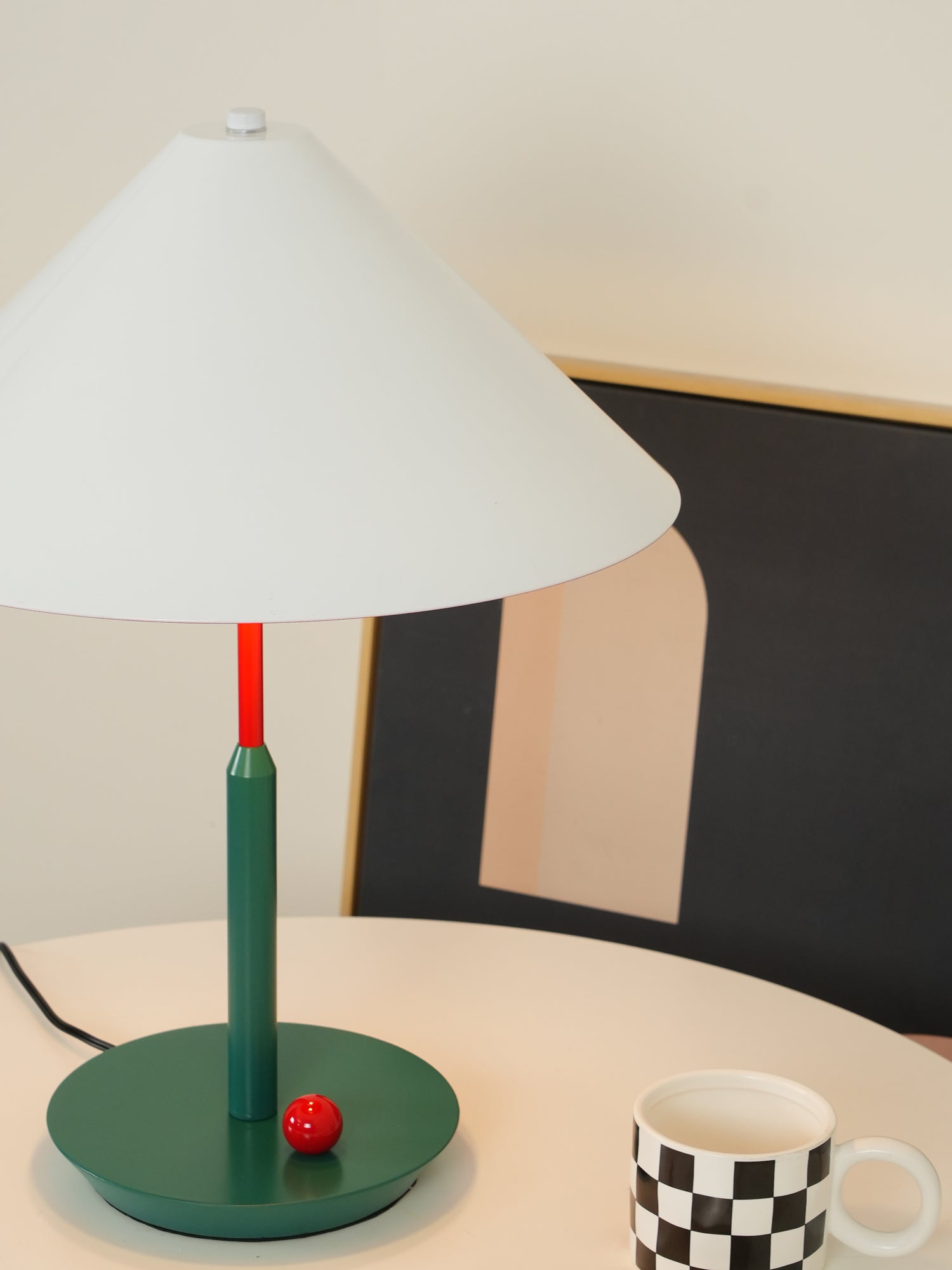 Modern Floating Style Little Eliah Table Lamp for Bedroom and Designer Nightstand Lighting