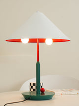 Modern Floating Style Little Eliah Table Lamp for Bedroom and Designer Nightstand Lighting